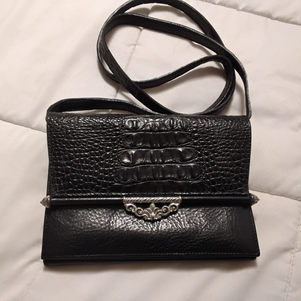 Brighton Black Leather Women's Bag